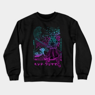 Samurai with crane Crewneck Sweatshirt